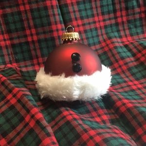 NWOT Santa ornaments, set of 2